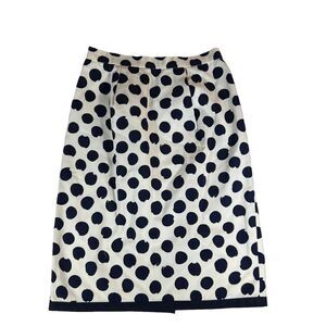 Vintage Scaasi Polka Dot Pencil Skirt
